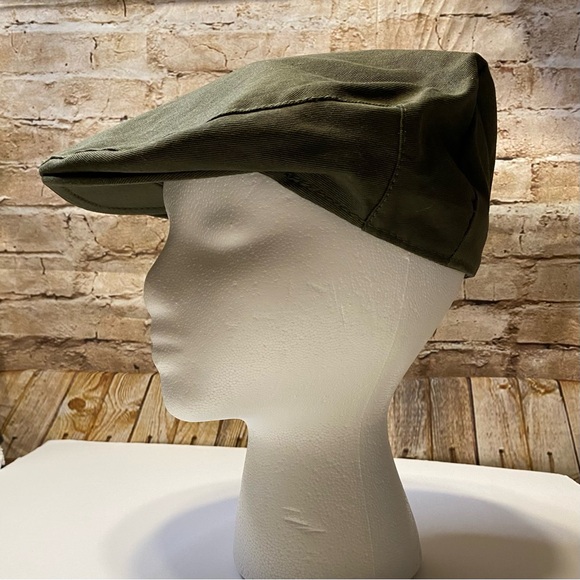 Men’s Classic News Boy Flat Hat -Army Green - Picture 13 of 13